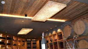 Crystal Monkeys lamp wine cellar