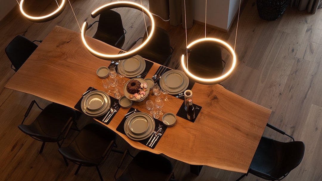 Oak dining table