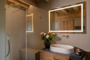 Chalet Badezimmer Betonlook