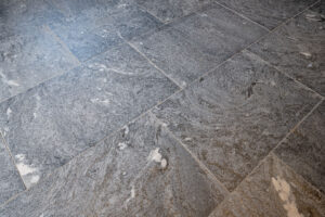 Alpine chalet with Rauriser natural stone floor.