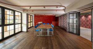 Conference room interior design.