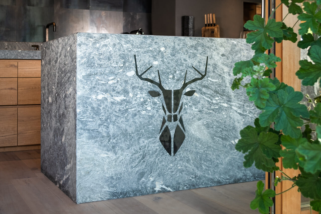 Massive stone kitchen