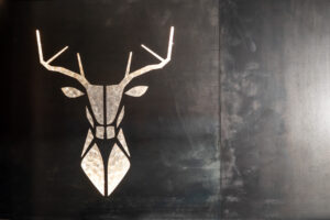 Swarovski illuminated stag