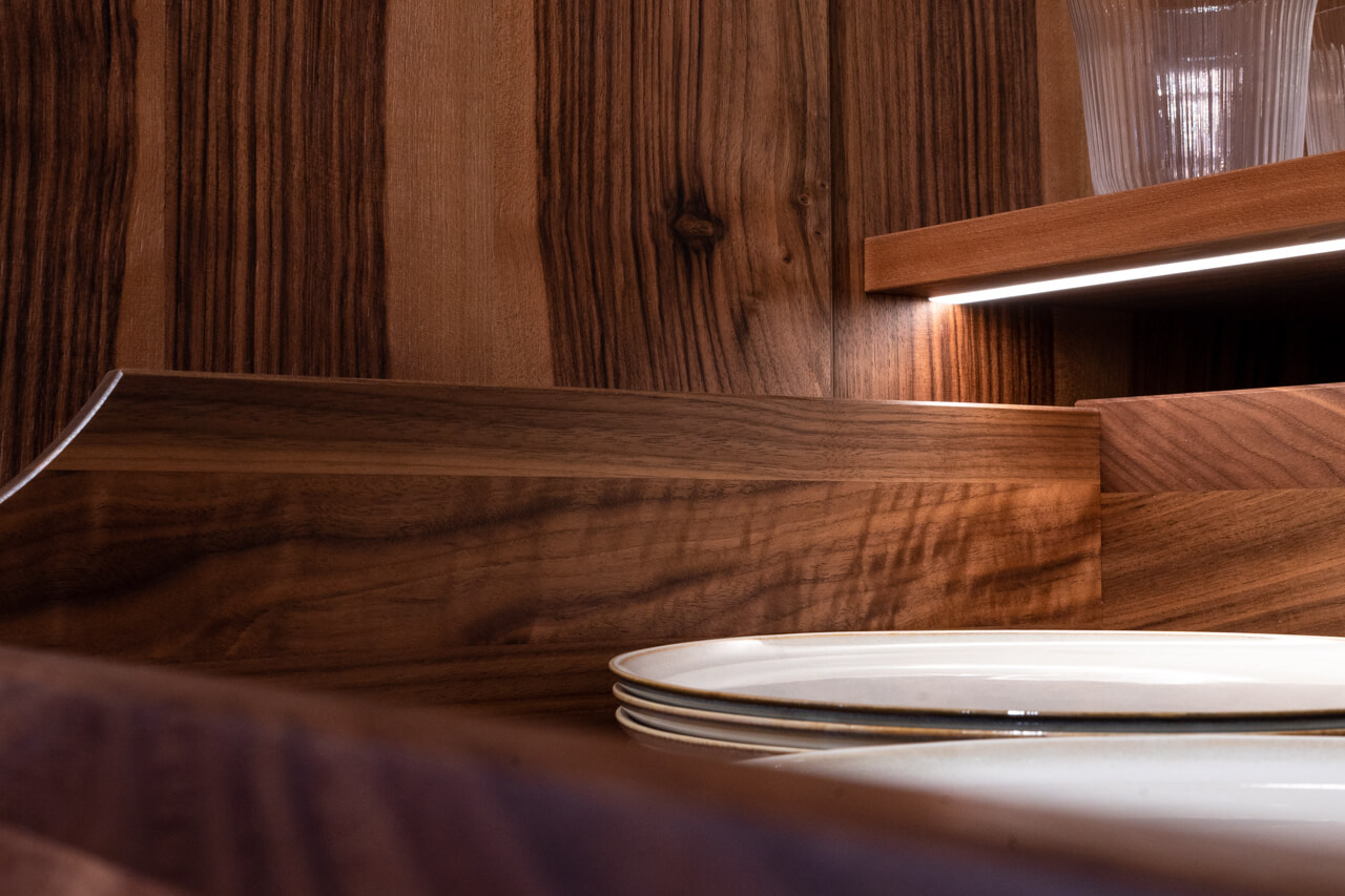 wooden drawer kitchen