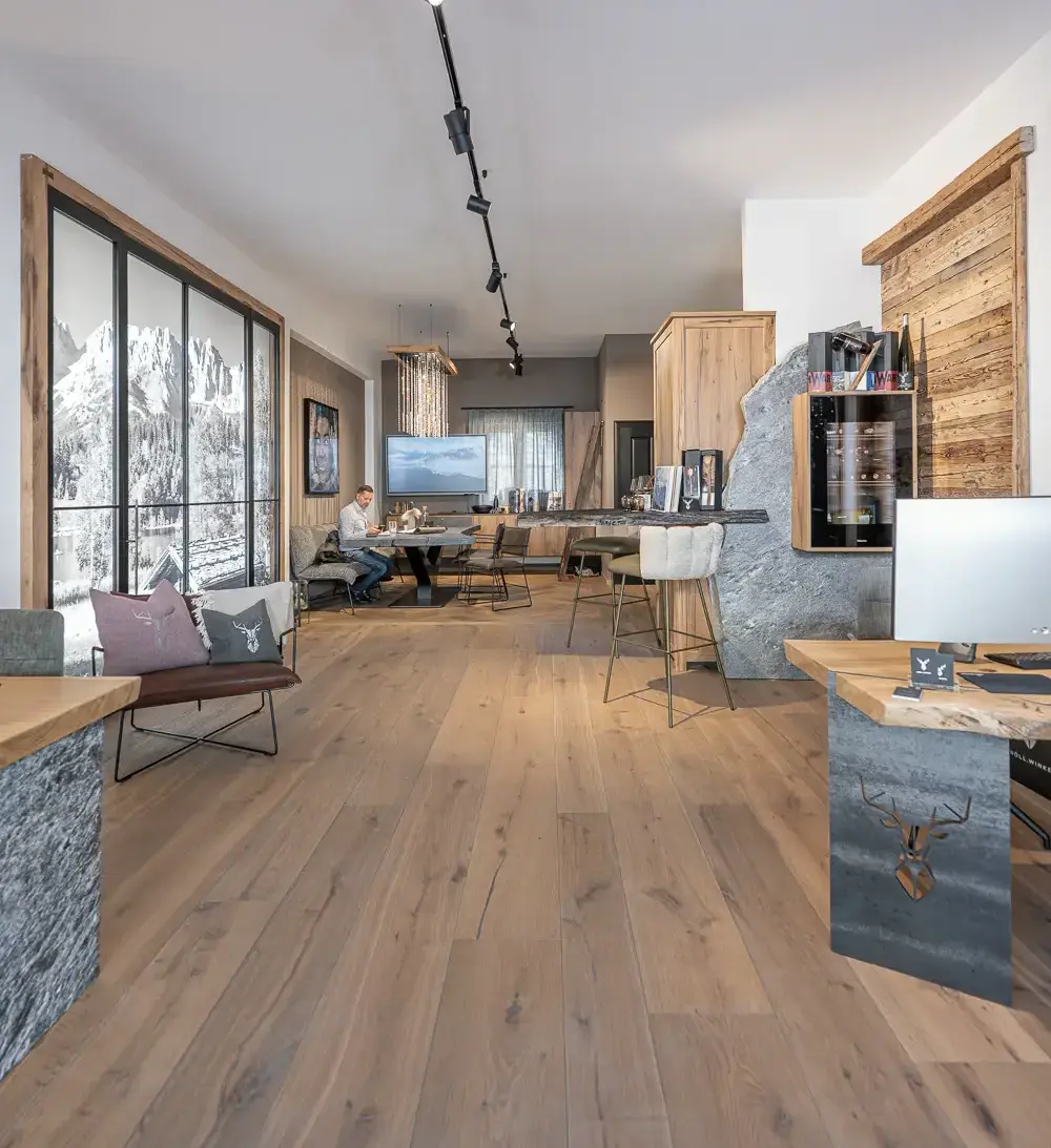 Chalet showroom interior style Kitzbühel