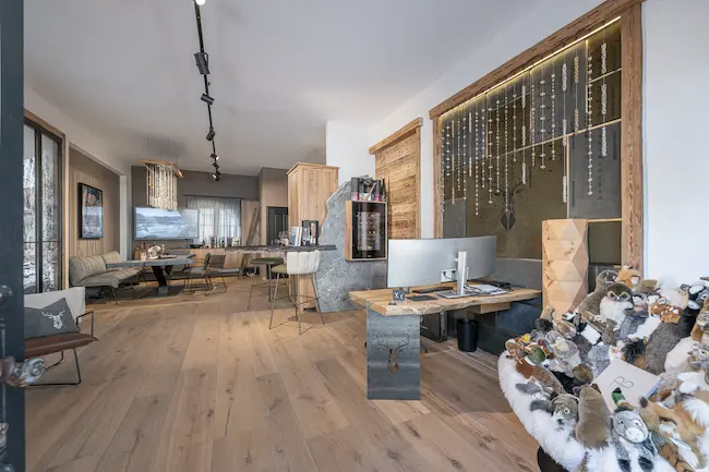 Chalet showroom interior style Kitzbühel