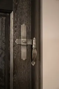 Hand-forged steel hinges