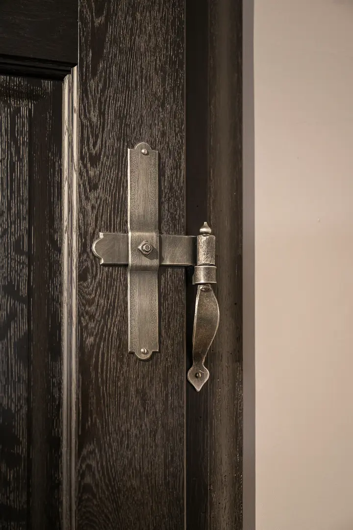 Hand-forged steel hinges