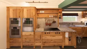 Oak kitchen