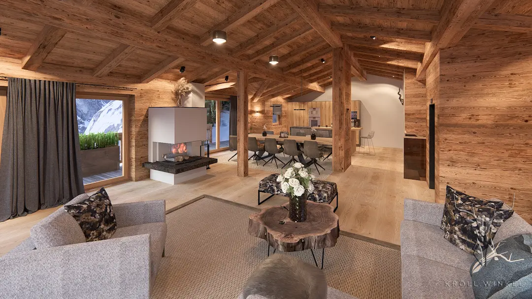 Chalet drawing cad