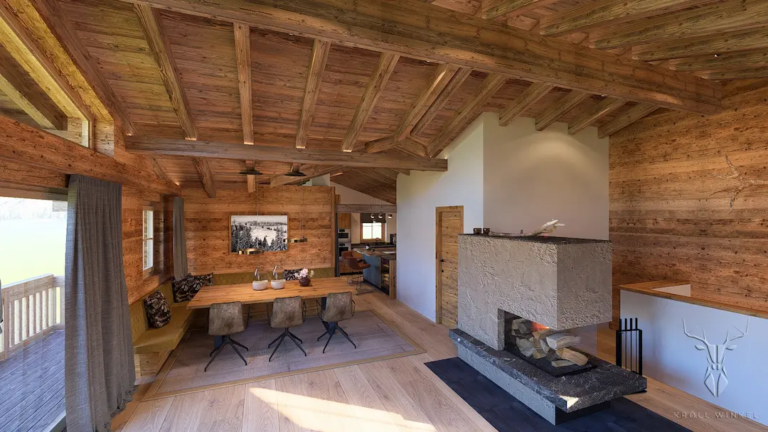 Classic Chalet charme interior design